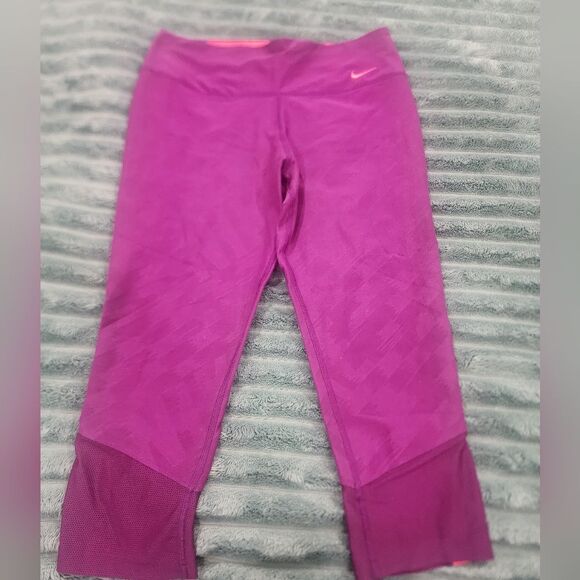 Nike Dri-Fit Purple Leggings - Picture 2 of 4